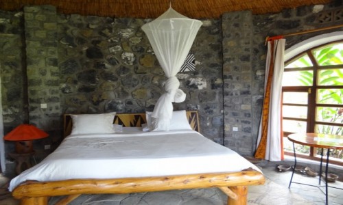 Zdjecie RUANDA / Przy jeziorze Kivu / Kompleks hotelowy / ...i w rodku.
