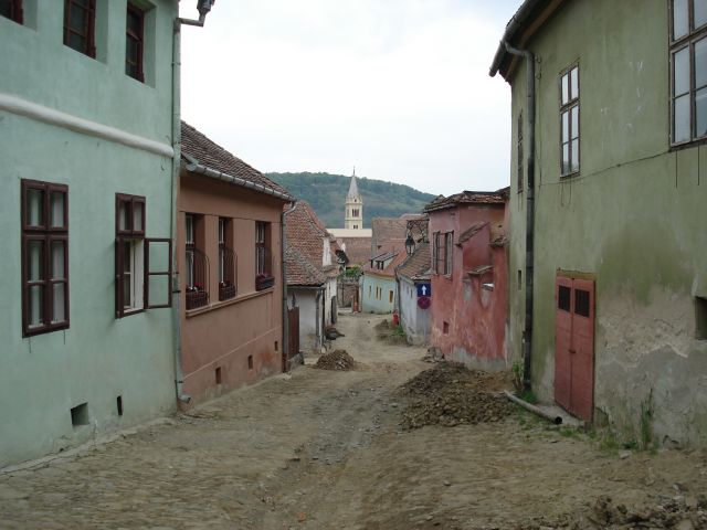 Zdjęcia: Sighisoara, Siedmiogród, Sighisoara - stara uliczka, RUMUNIA Zdjęcia: Sighisoara, Siedmiogród, Sighisoara - stara uliczka, RUMUNIA