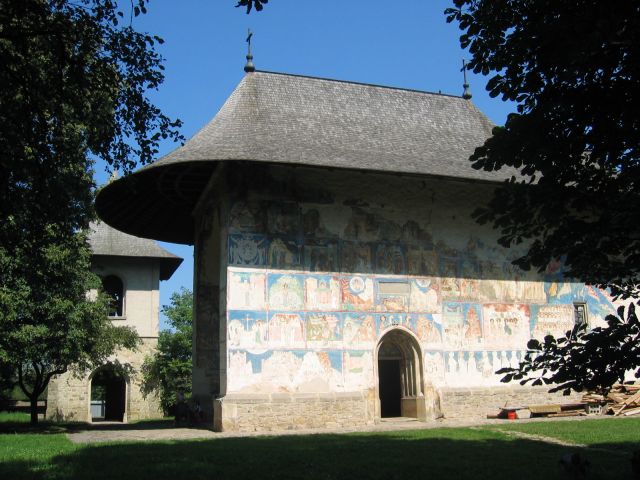 Zdjęcia: Arbore, Mołdawia / Bukowina, Malowana cerkiew w Arbore (2), RUMUNIA Zdjęcia: Arbore, Mołdawia / Bukowina, Malowana cerkiew w Arbore (2), RUMUNIA