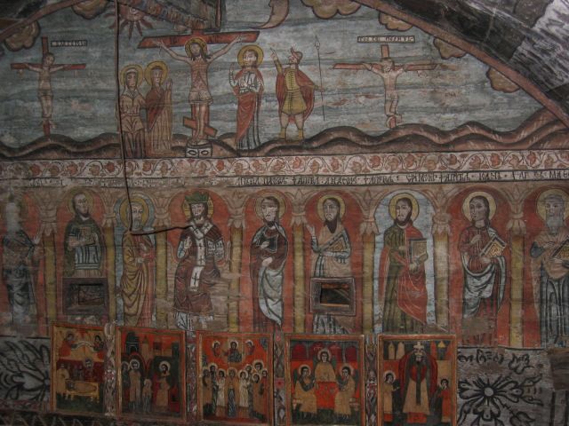 Zdjęcia: Rogoz, Maramures, Malowidła w Rogoz (2), RUMUNIA Zdjęcia: Rogoz, Maramures, Malowidła w Rogoz (2), RUMUNIA