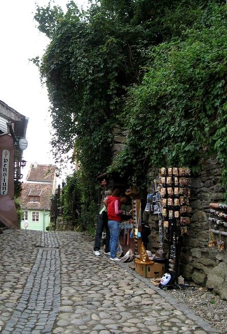 Zdjęcia: Sighisoara, Transylwania, uliczka, RUMUNIA Zdjęcia: Sighisoara, Transylwania, uliczka, RUMUNIA