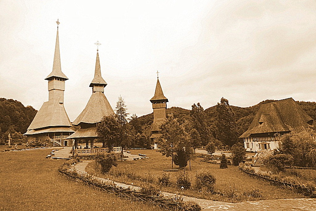 Zdjęcia: Barsana, Maramures, Cerkwie w Barsana, RUMUNIA Zdjęcia: Barsana, Maramures, Cerkwie w Barsana, RUMUNIA