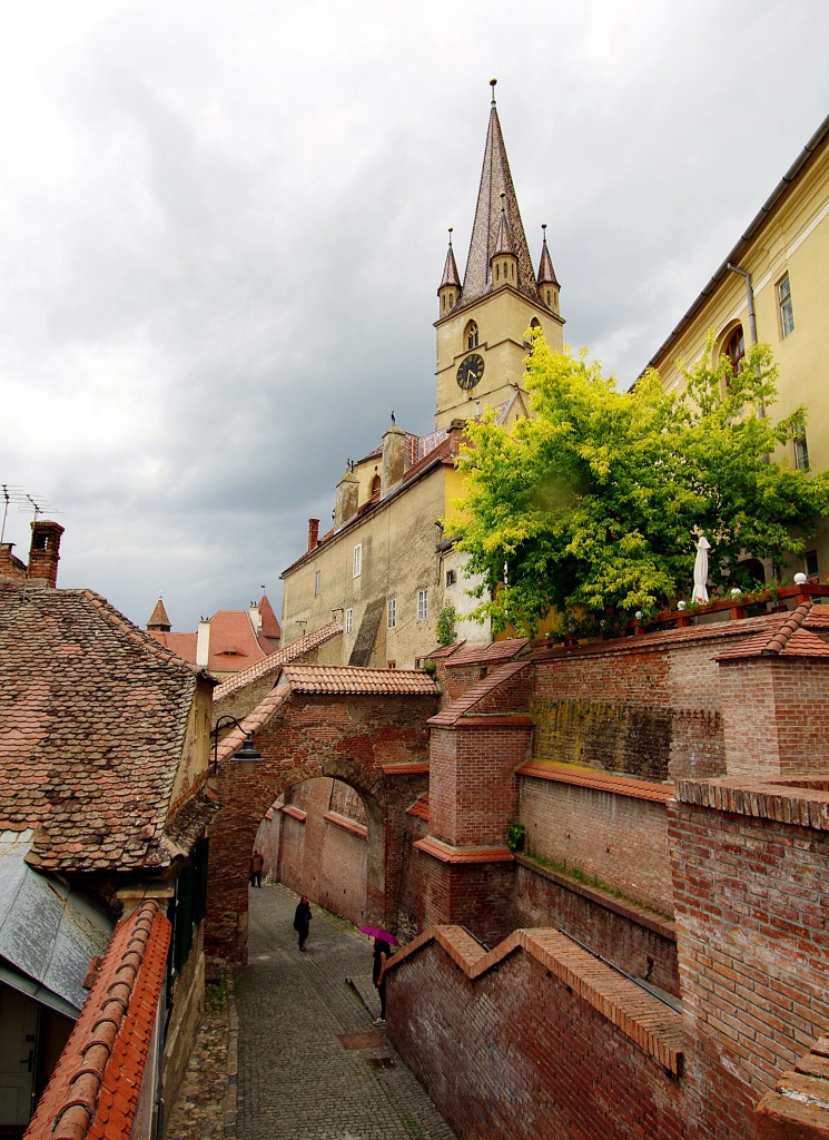 Zdjęcia: Sybin, Transylwania, Zaułek, RUMUNIA Zdjęcia: Sybin, Transylwania, Zaułek, RUMUNIA