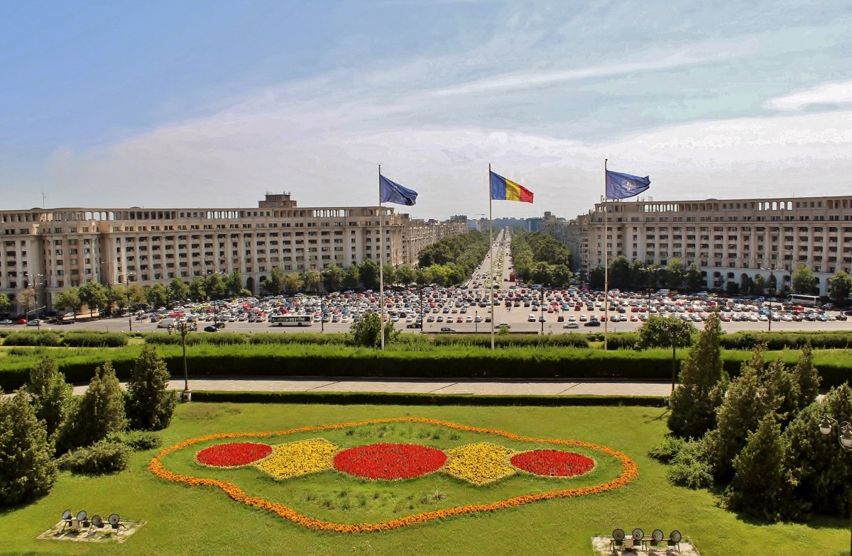 Zdjęcia: Bukareszt, Wołoszczyzna, Bukareszt-widok z gmachu parlamentu, RUMUNIA Zdjęcia: Bukareszt, Wołoszczyzna, Bukareszt-widok z gmachu parlamentu, RUMUNIA