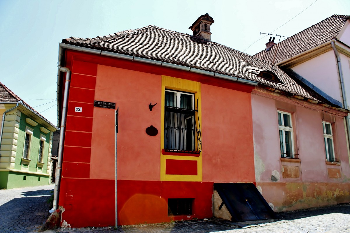 Zdjęcia: Sighișoara, Siedmiogród, Ulica Bastionului, RUMUNIA Zdjęcia: Sighișoara, Siedmiogród, Ulica Bastionului, RUMUNIA
