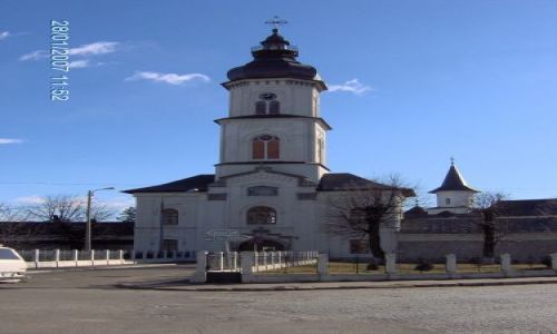 Zdjecie RUMUNIA / Mołdawia / ROMAN / ROMAN -Dzwonnica Klasztoru-Cerkwi