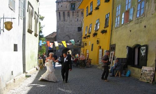 Zdjecie RUMUNIA / Transylwania / Sighisoara / zaktki Starego Miasta