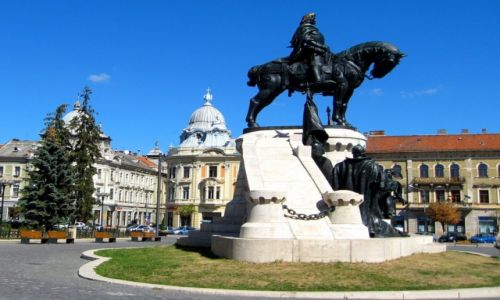 Zdjcie RUMUNIA / Transylwania / Cluj - Napoka / Plac Unii 