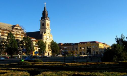 Zdjecie RUMUNIA / Transylwania / Oradea / na placu Piata Unirii