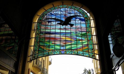 Zdjęcie RUMUNIA / Transylwania / Oradea / zabytkowy pasaż hotelu