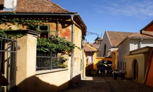 Zdjecie RUMUNIA / Transylwania / Sighisoara / zakamarki starwki