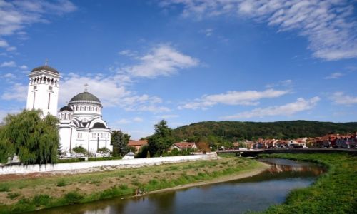 Zdjecie RUMUNIA / Transylwania / Sighisoara / nad Wielk Tyrnaw