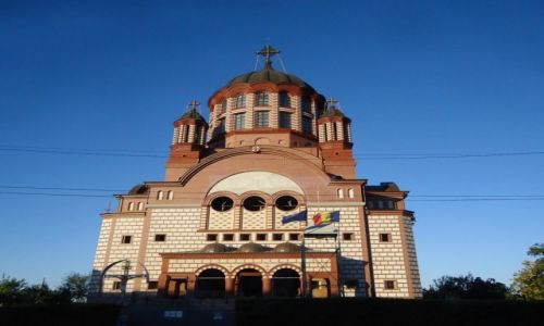 Zdjęcie RUMUNIA / Transylwania / okolice Oradei / kolorowe domy modlitwy