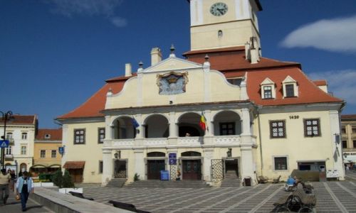 Zdjecie RUMUNIA / Transylwania / Brasov / brya ratusza