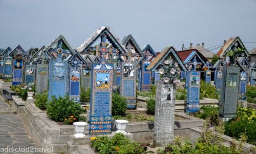 Zdjecie RUMUNIA / Maramuresz / Sapanta / Wesoy cmentarz