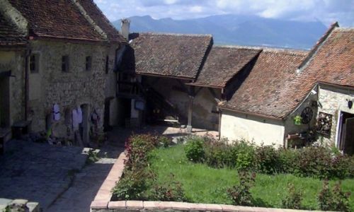Zdjecie RUMUNIA / Siedmiogrd / Rasnov / Fragment zamku Rasnov