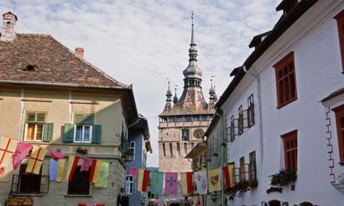 RUMUNIA / Siedmiogrd / Sighisoara / Starwka w Sighisoarze
