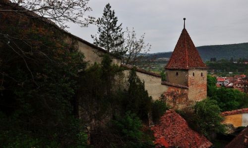 Zdjecie RUMUNIA / rodkowa Rumunia / Sigishoara / Mury
