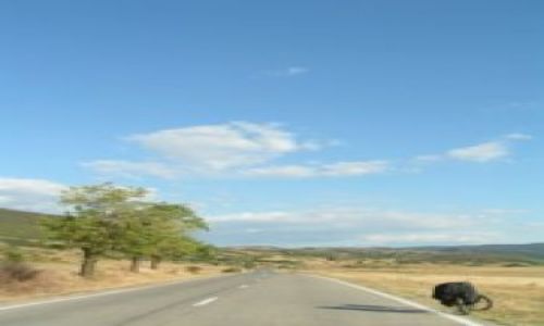 Zdjęcie RUMUNIA / Przełom Dunaju / Moldova Neu / Droga wzdłuż Dunaju