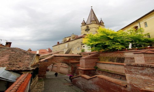 Zdjęcie RUMUNIA / Transylwania / Sybin / Zaułek