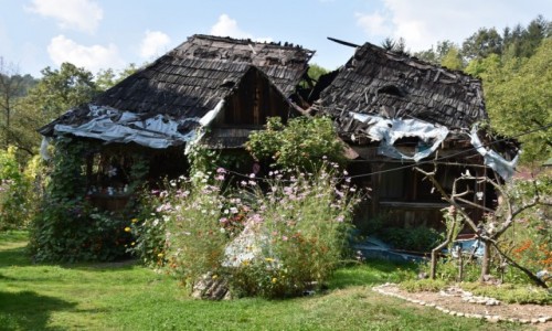 Zdjecie RUMUNIA / Maramuresz / Sarbi / Chatka