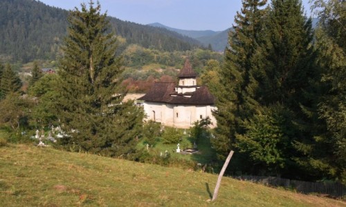 Zdjcie RUMUNIA / Bukowina  / Suczewica / Cerkiew na Bukowinie