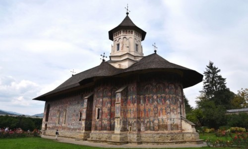 Zdjcie RUMUNIA / Bukowina  / Monastyr Modovita / Cerkiew Zwiastowania Bogurodzicy