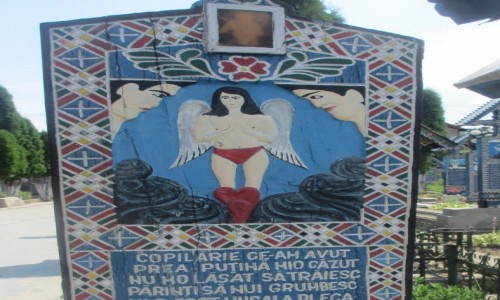 Zdjecie RUMUNIA / Maramuresz / Sapanta / Wesoy cmentarz 