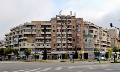 Zdjęcie RUMUNIA / Siedmiogród / Deva / Rumuńskie bloki