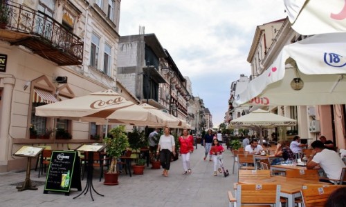 Zdjecie RUMUNIA / Dobruda / Konstanca / Taka uliczka w Konstancy...