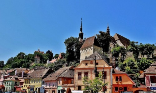 Zdjecie RUMUNIA / Siedmiogrd / Sighișoara / adne miasteczko