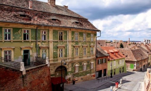 Zdjęcie RUMUNIA / Siedmiogród / Sybin / Uliczki Sybinu