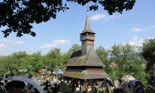 Zdjcie RUMUNIA / Marmarosz / Ieud / Cerkiew Narodzenia Matki Boej w Ieud