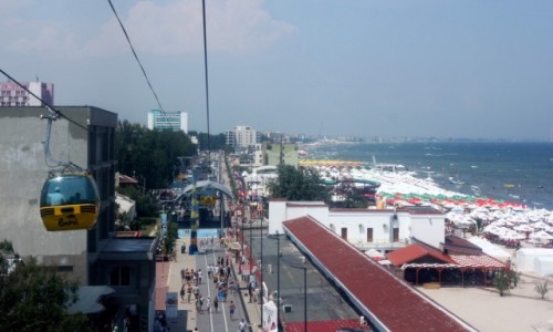Zdjcie RUMUNIA / Konstanca / Mamaia / Kolejka gondolowa w Mamai