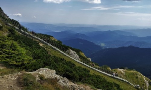 Zdjecie RUMUNIA / karpaty / Vf taoca / schody do nieba...