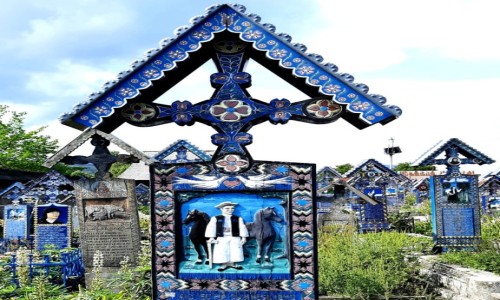 Zdjcie RUMUNIA / Maramuresz / Sapanta / Wesoy Cmentarz (Cimitirul Vesel)