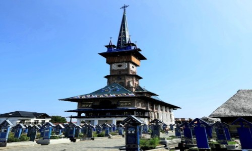 Zdjcie RUMUNIA / Maramuresz / Sapanta / Koci Narodzenia Najwitszej Marii Panny