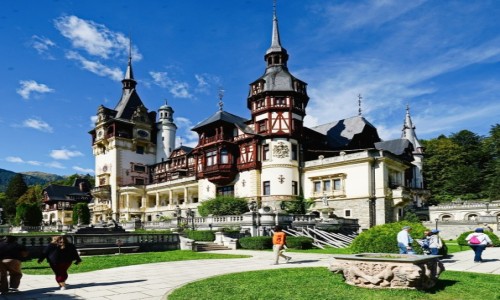 Zdjęcie RUMUNIA / Transylwania  / Sinaia  / Pałac Peleș