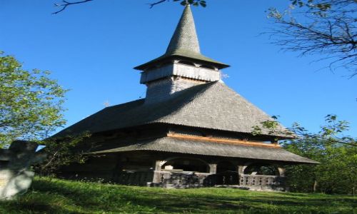 Zdjęcie RUMUNIA / Maramures / Barsana / Maramures - cerkiew w Barsana