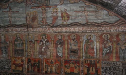 Zdjęcie RUMUNIA / Maramures / Rogoz / Malowidła w Rogoz (2)
