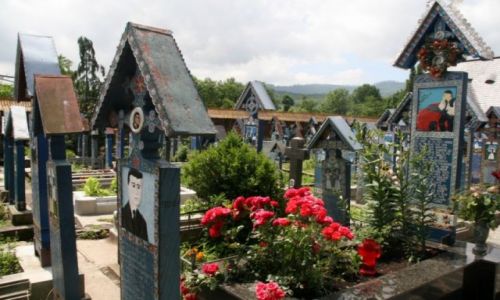 Zdjcie RUMUNIA / Bukowina / sapinta / cimitrul vesel