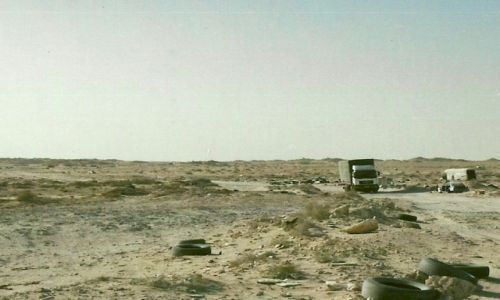 Zdj�cie SAHARA ZACHODNIA / Granica S.Z. Z Mauretani� / Guegarat / S� i takie granice