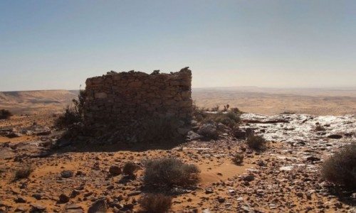 Zdjcie SAHARA ZACHODNIA / Saguia El Hamra / gdzie w piaskach pustyni / Fort na saharyjskim klifie