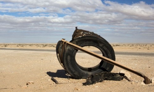 Zdjecie SAHARA ZACHODNIA / Ad-Dachla-Wadi az-Zahab / gdzie po drodze / Polski akcent w bezkresnych piaskach Sahary