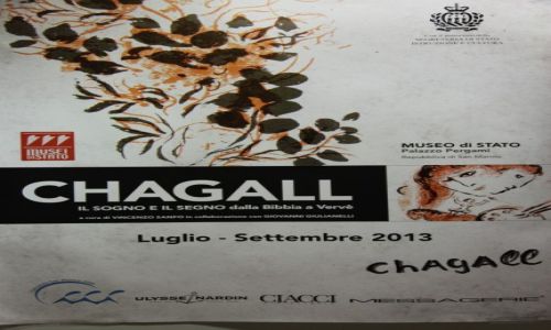 Zdjecie SAN MARINO /  San Marino, Palazzo Pergam / Museo di Stato / Marc Chagall i Biblia - plakat wystawy