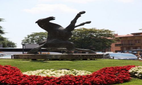 Zdjęcie SAN MARINO / San Marino / Palazzo Pergam / Tańczący koń, rzeźba