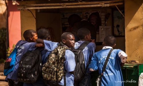 Zdjecie SENEGAL / Senegal / Senegal / African Road Trip - uczniowie na wyspie Ngore w Senegalu