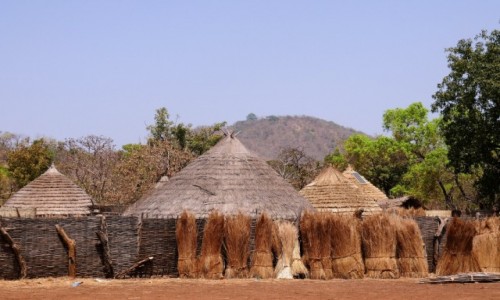 Zdjcie SENEGAL / Poudniowy wschd Senegalu / Wioska Bassari / Nowoczesno w domu i w zagrodzie ;)