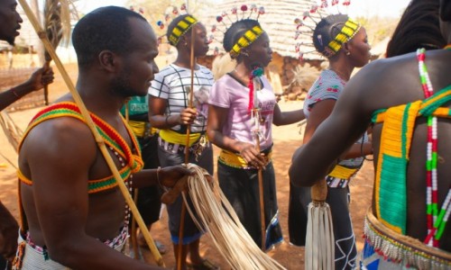 Zdjcie SENEGAL / Okolice masywu grskiego Futa Dalon / Salemata / Taniec inicjacyjny