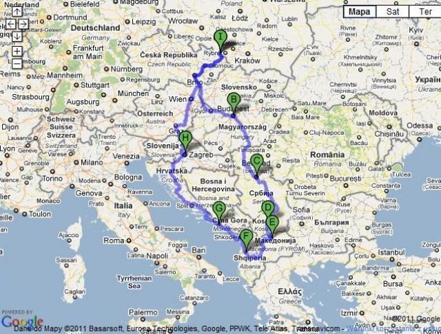 Zdjęcia: Bałkany, Bałkany, planowana trasa wyprawy, SERBIA Zdjęcia: Bałkany, Bałkany, planowana trasa wyprawy, SERBIA